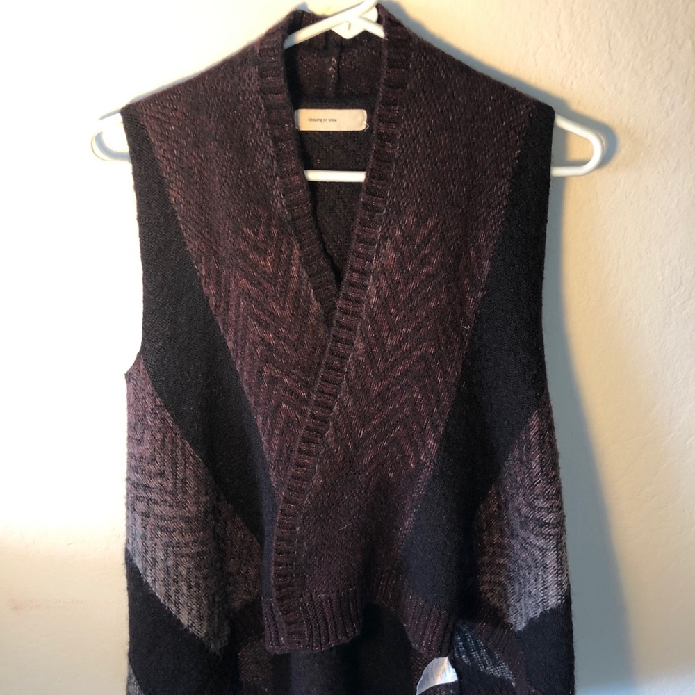 Anthropologie Sleeping On Snow Mabli Vest